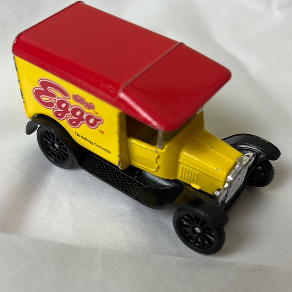 Vintage Kellogg’s Collectible Kids Toy Car - Red and Yellow